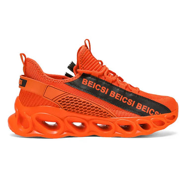 BEICSI Ignite Orange Running Sneakers - Front View | Xpression Sneakers