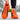 BEICSI Ignite Orange Sneakers - Full Pair Flat Lay | Xpression Sneakers