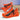 Eclipse Pro Inferno Orange Running Sneakers - Pair Side by Side | Xpression Sneakers