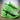 Eclipse Pro Venom Green Running Sneakers - Lifestyle Street Shot | Xpression Sneakers