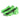 Softsfeel Breeze green running sneakers - rear view showing heel counter, pull tab, and air cushion base | Xpression Sneakers