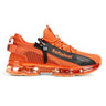 AirLock Pro Blaze Orange Running Sneakers - Front View | Xpression Sneakers