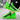 BEICSI Strike Green Sneakers - Low Angle View | Xpression Sneakers