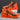 Eclipse Pro Inferno Orange Running Sneakers - Heel Detail | Xpression Sneakers