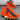 Eclipse Pro Inferno Orange Running Sneakers - Toe Box Detail | Xpression Sneakers
