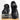 Journey 3.0 Black Sneakers - Full Pair Flat Lay | Xpression Sneakers