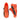 Softsfeel Drift Orange Running Sneakers - Dynamic Shot | Xpression Sneakers